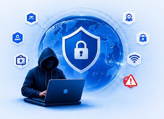 CyberSingham cybersecurity awareness illustration